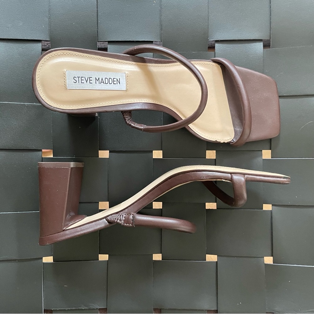 Steve Madden Brown Lilah Heel - Size 8.5